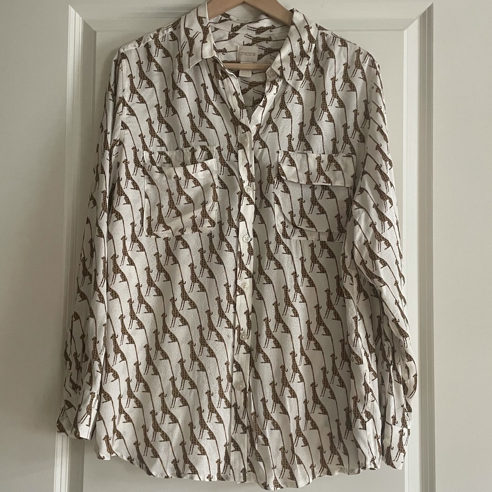 Chicos Women’s Button Front Blouse